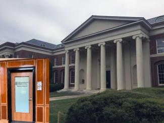 Brooks Hall and SCC Door